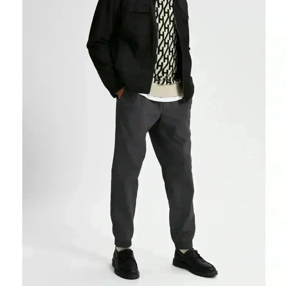 NWT Selected Homme Kith Recycled Nylon Joggers Pants Mens Size L.